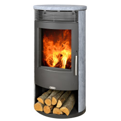 Krbová kamna ABX Tartu 5 černý korpus, mastek